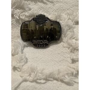 Harley Davidson MDA Motorcycle Pin 2003 Acrylic Collectible Hat Lapel Button